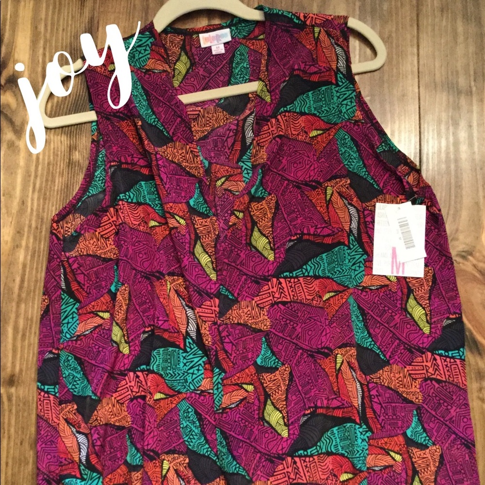 Joy vest medium chiffon